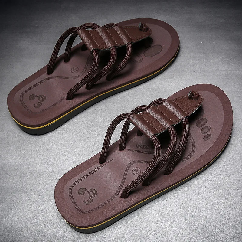 PIERWAY ACTIVEFOAM LEATHER SANDALS