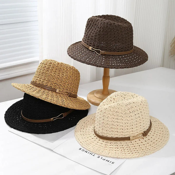 RAYA BELLE WOVEN FEDORA