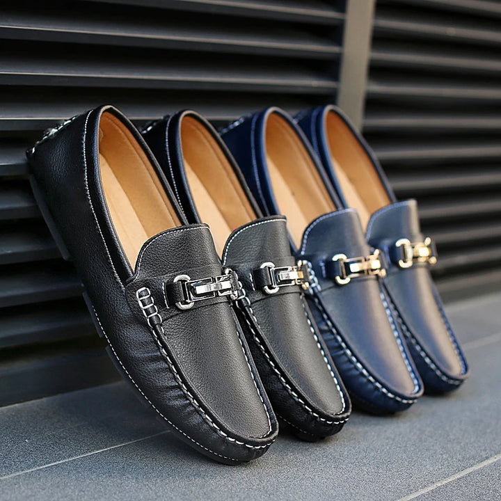 TUXEDO PARK LEATHER LOAFERS