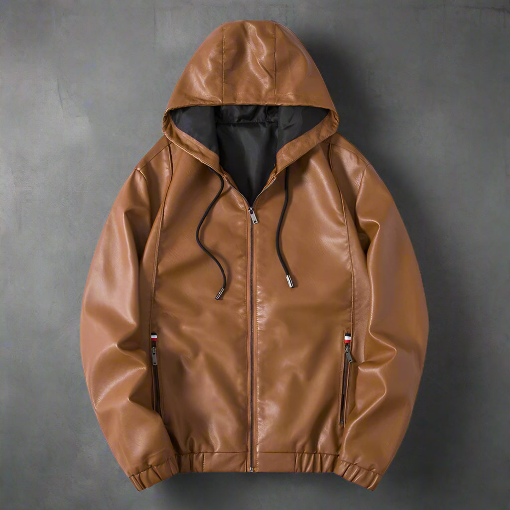 STERLING HEIGHTS LEATHER JACKET
