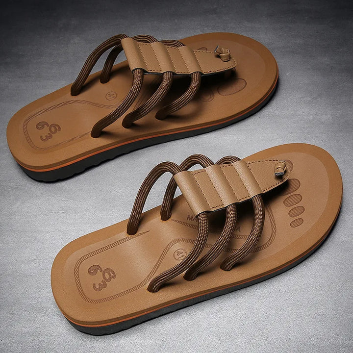 PIERWAY ACTIVEFOAM LEATHER SANDALS