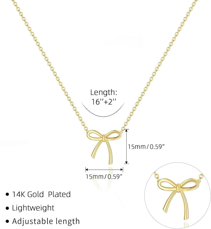 BELLA BOW NECKLACE