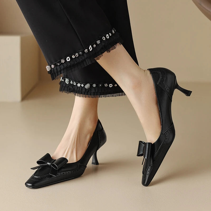MELENA BOW HEELS