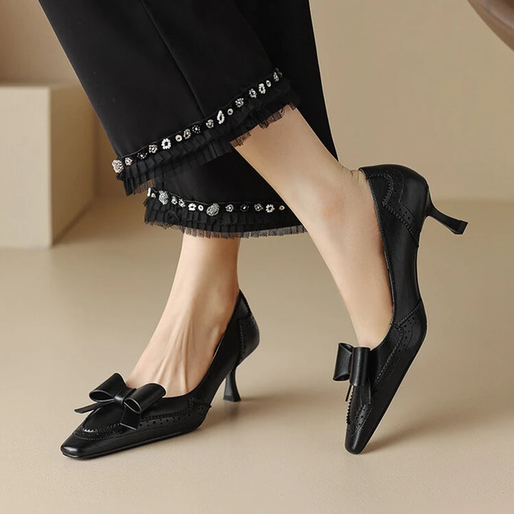 MELENA BOW HEELS
