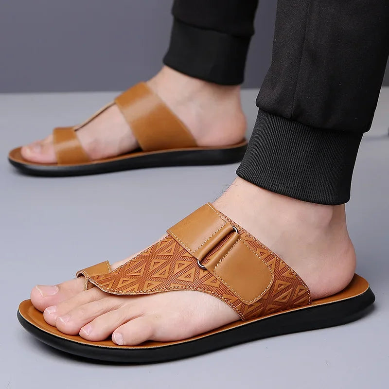 STONEHAVEN LEATHER SANDALS