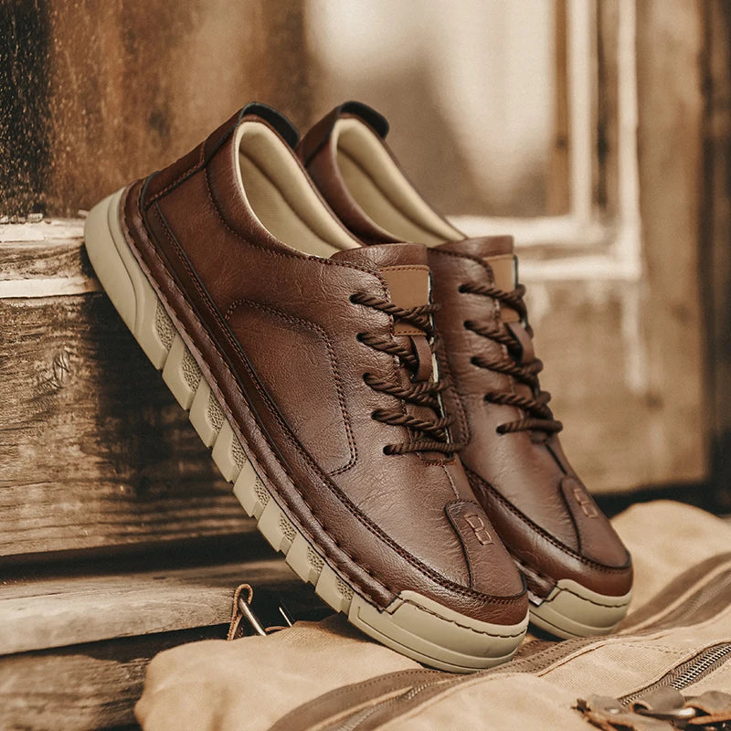 IRONCLAD LEATHER SNEAKERS