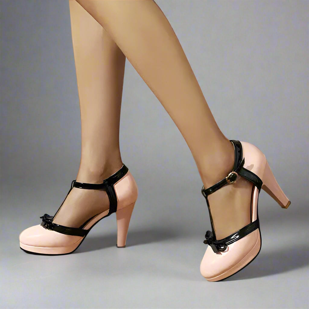 BELLA BOW-TIE HEELS