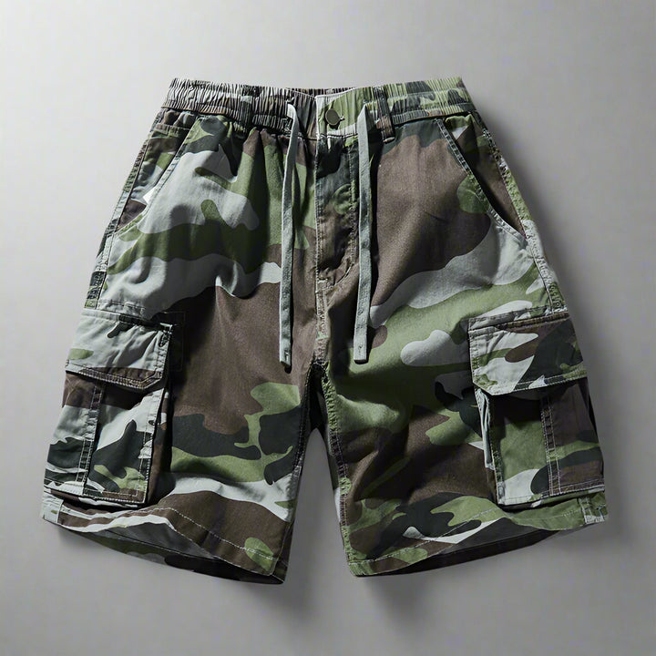 RIDGEWAY CAMO CARGO SHORTS