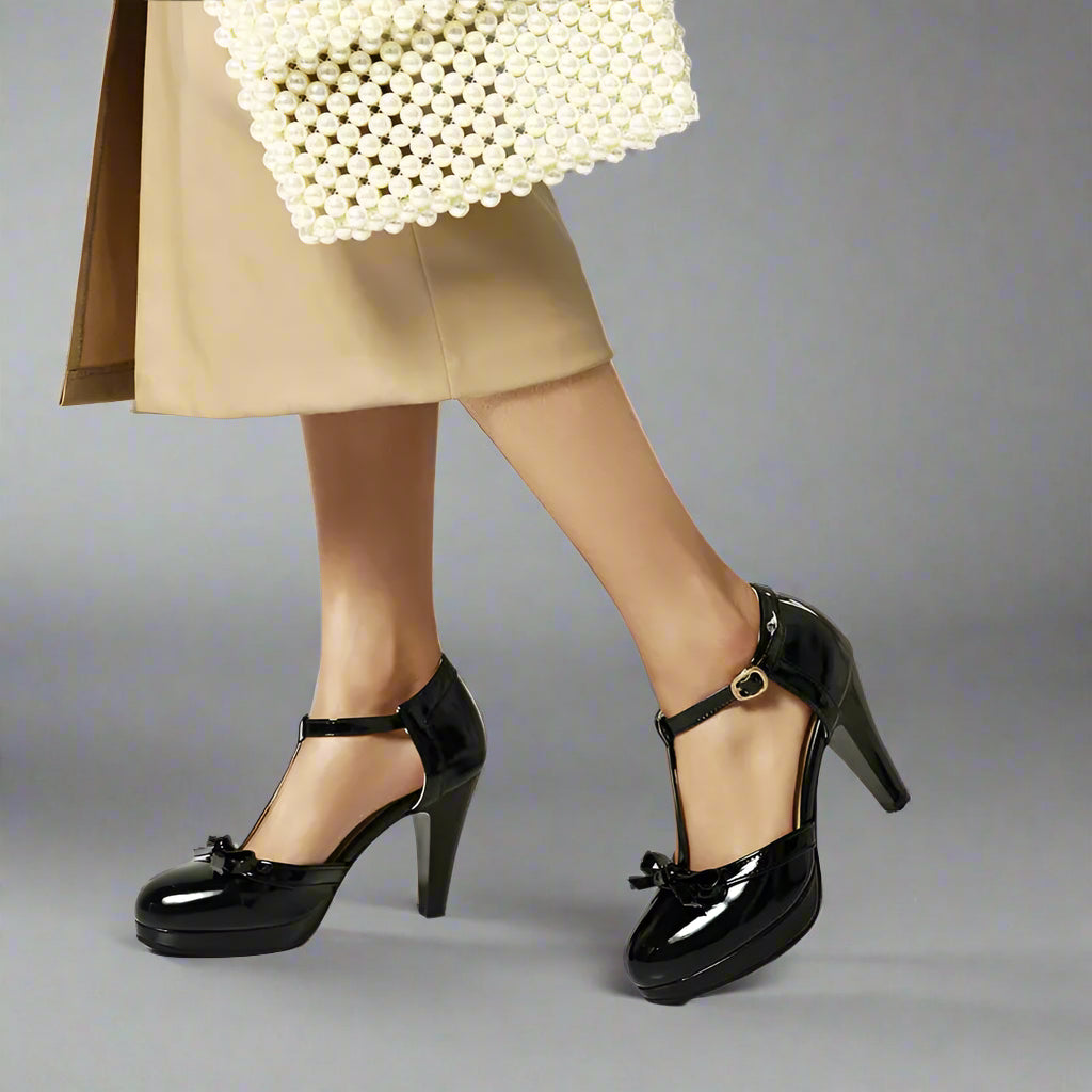 BELLA BOW-TIE HEELS