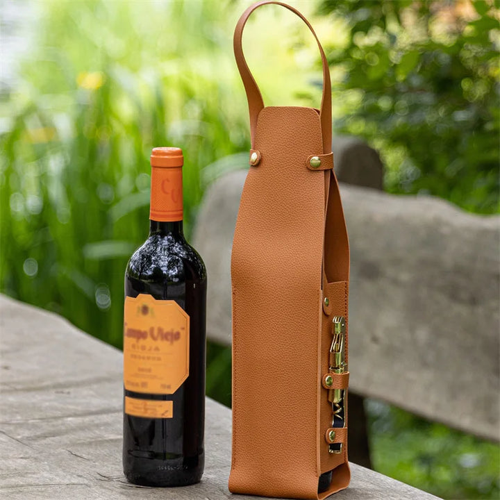 ARLO LEATHER BOTTLE TOTE