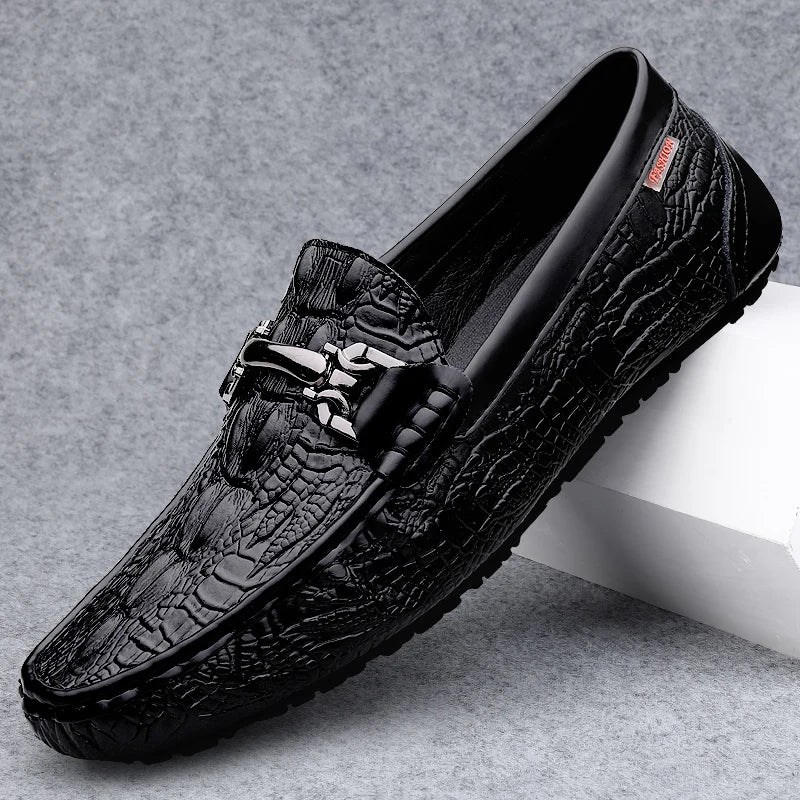 OXFORD CROCODILE BROGANS