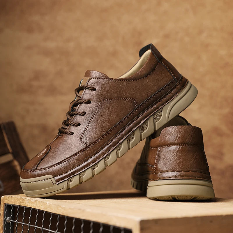 IRONCLAD LEATHER SNEAKERS