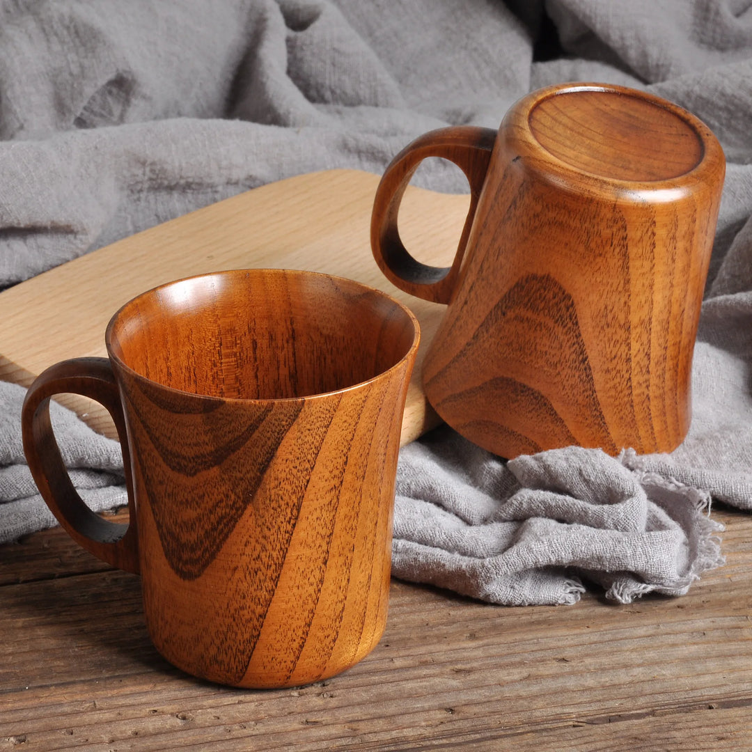 NORDIC WOODEN RUSTIC MUG