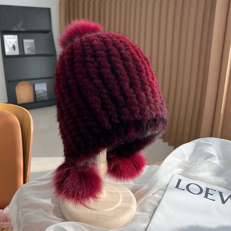 SORAYA MINK FUR BEANIE