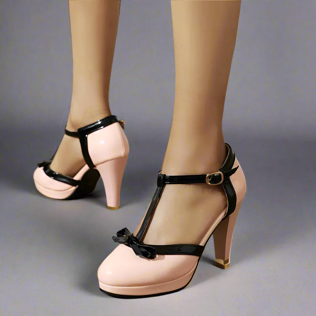 BELLA BOW-TIE HEELS