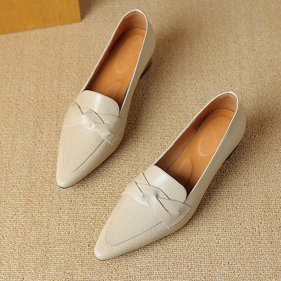 SOFIA GENUINE LEATHER LOAFERS