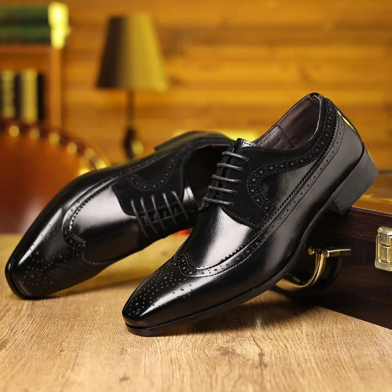 MARCO SANTINO LEATHER LOAFERS