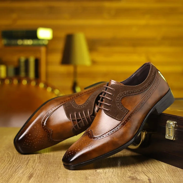 MARCO SANTINO LEATHER LOAFERS