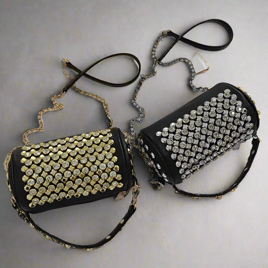 Sovereign Studded Cylinder Bag