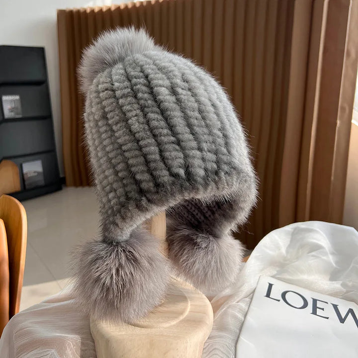 SORAYA MINK FUR BEANIE