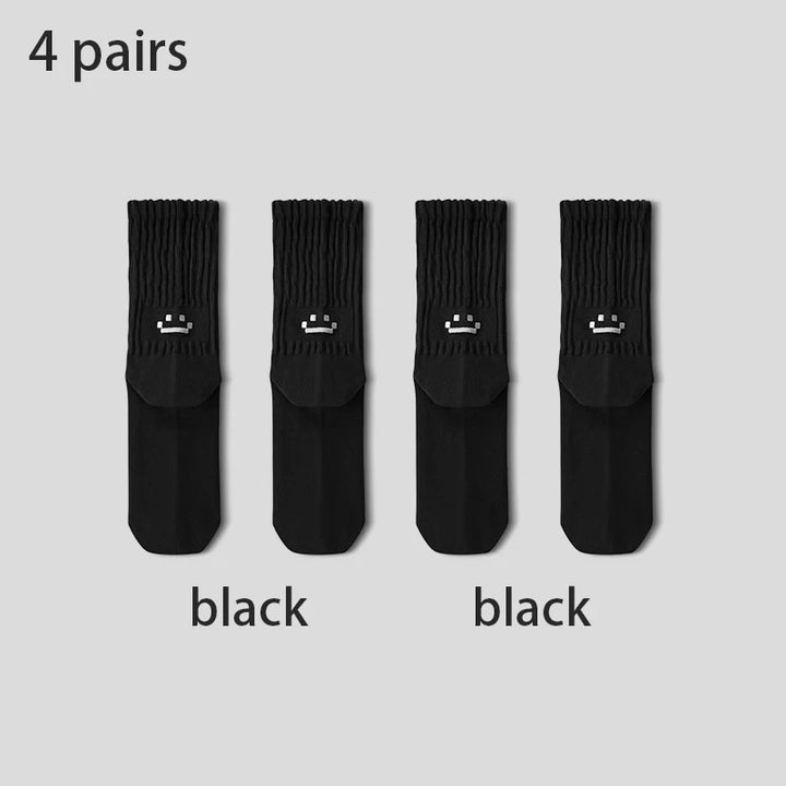 SMIRKSTACK CREW SOCKS - 4 PACK