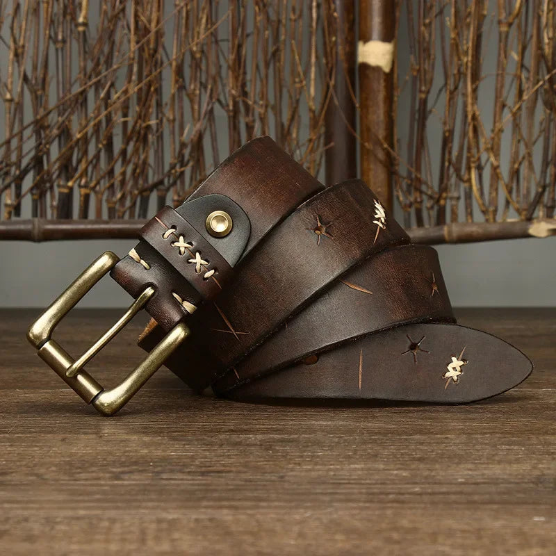 CANYON BUFFALO LEATHER BELT