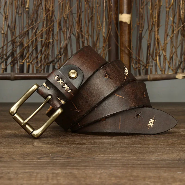 CANYON BUFFALO LEATHER BELT