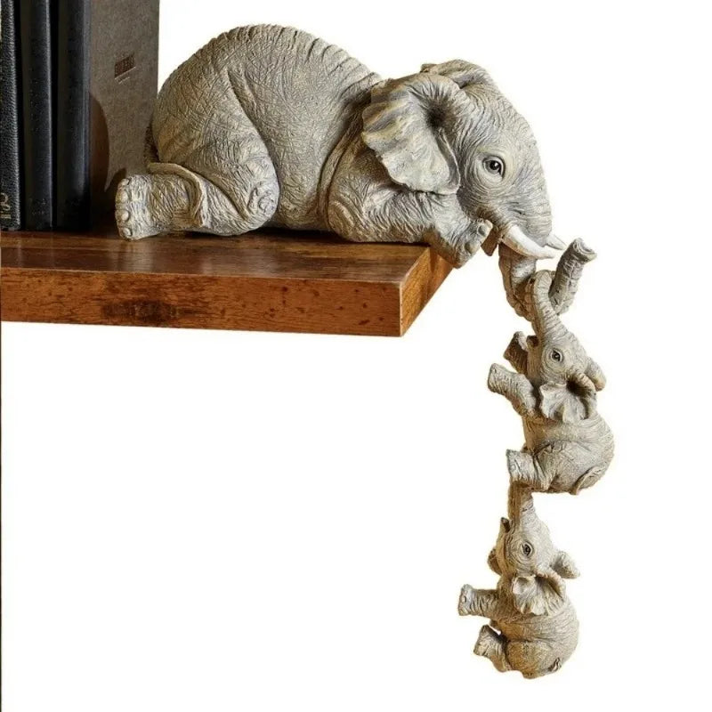 ELEPHANT KINSHIP SCULPTURE