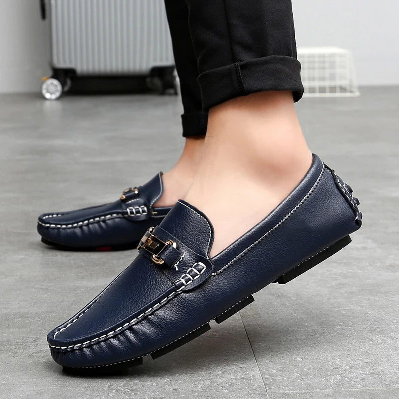 TUXEDO PARK LEATHER LOAFERS