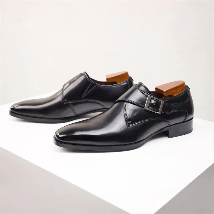 SANTORO LEATHER MONK STRAP