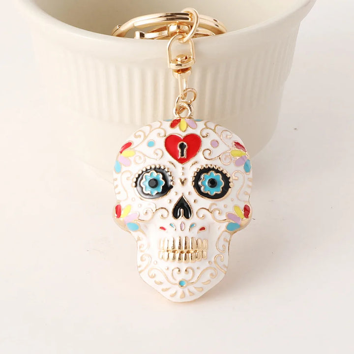 CALAVERA SKULL KEYCHAIN