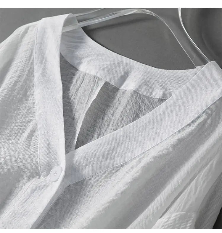 SIERRA GRACE LINEN BLOUSE
