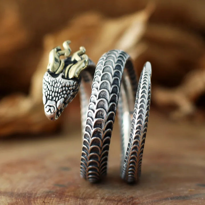 STEELWRATH DRAGON COIL RING