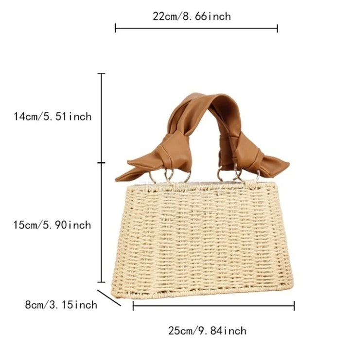 AVA RAE WOVEN HANDBAG