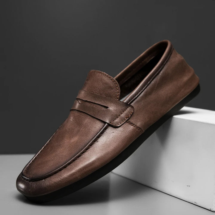 SATORI LEATHER LOAFERS