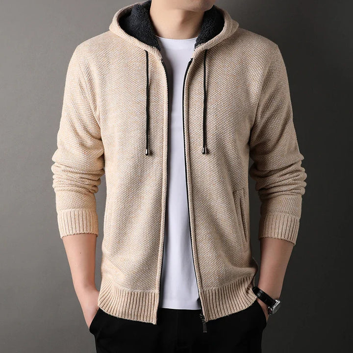 CALDER ZIP CARDIGAN