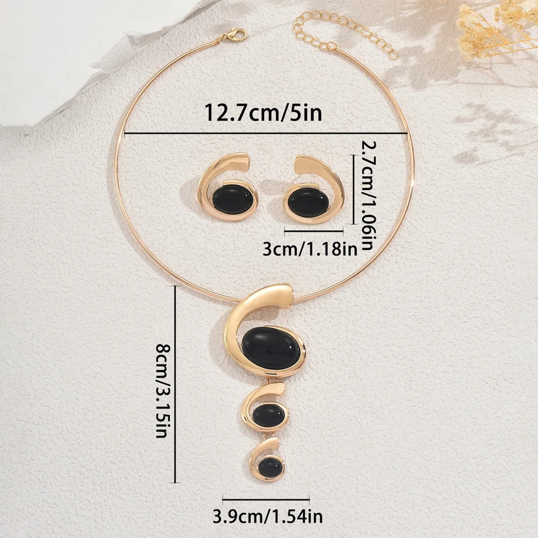 VERA ARC PENDANT SET