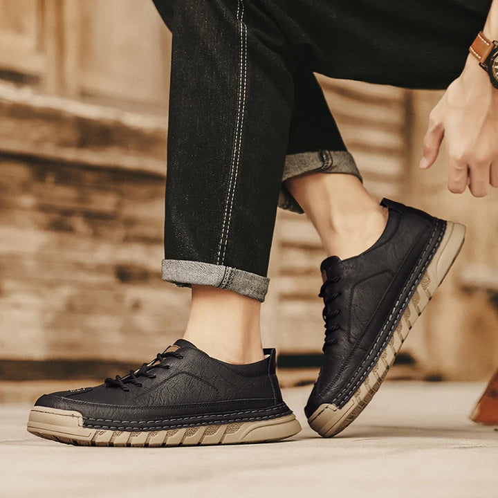 IRONCLAD LEATHER SNEAKERS