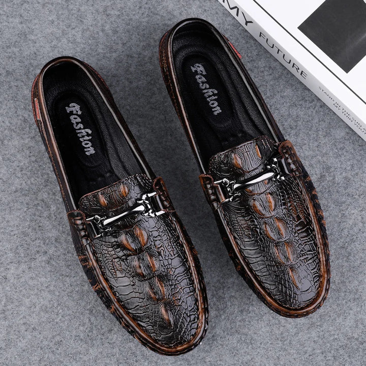 OXFORD CROCODILE BROGANS