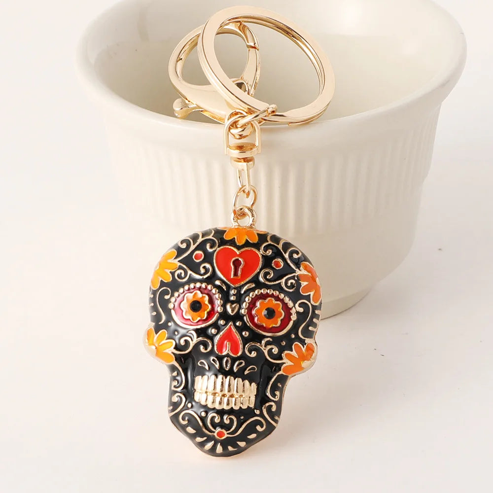 CALAVERA SKULL KEYCHAIN