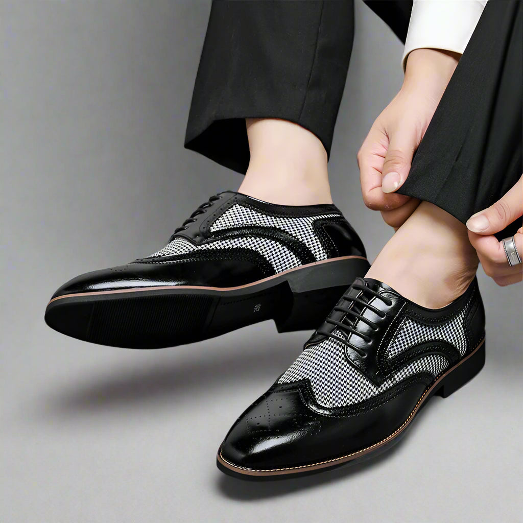 ASTORIA HOUNDSTOOTH BROGUES