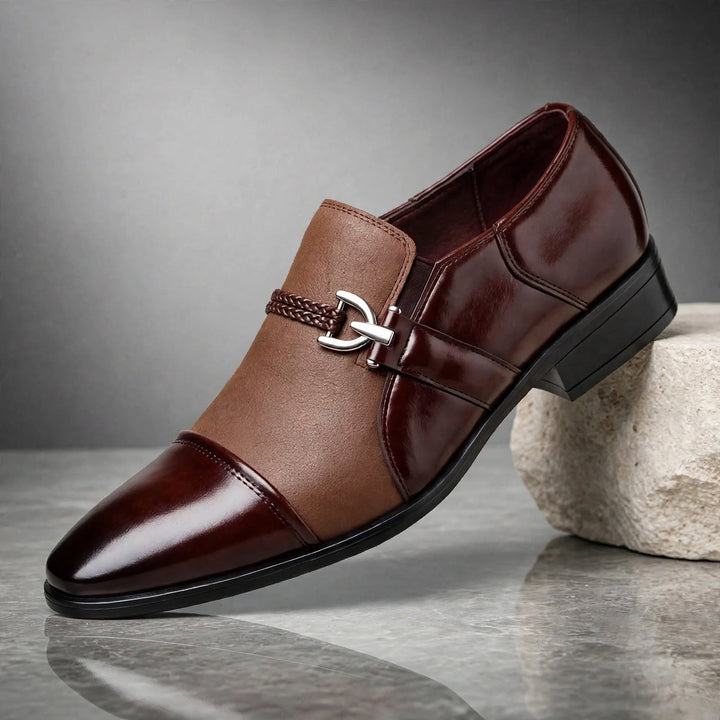 DANTE SANTORI LEATHER LOAFERS