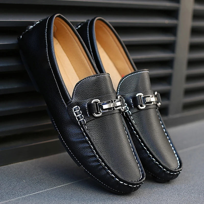 TUXEDO PARK LEATHER LOAFERS