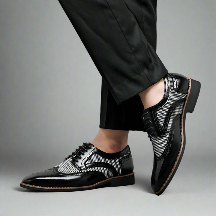 ASTORIA HOUNDSTOOTH BROGUES