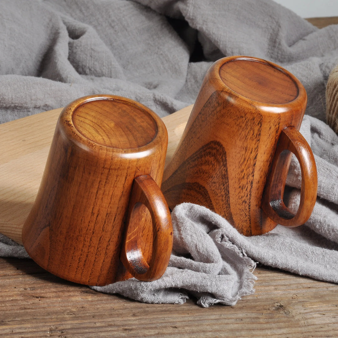 NORDIC WOODEN RUSTIC MUG