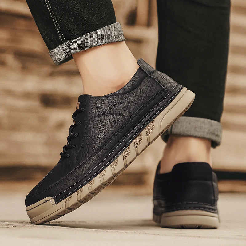 IRONCLAD LEATHER SNEAKERS