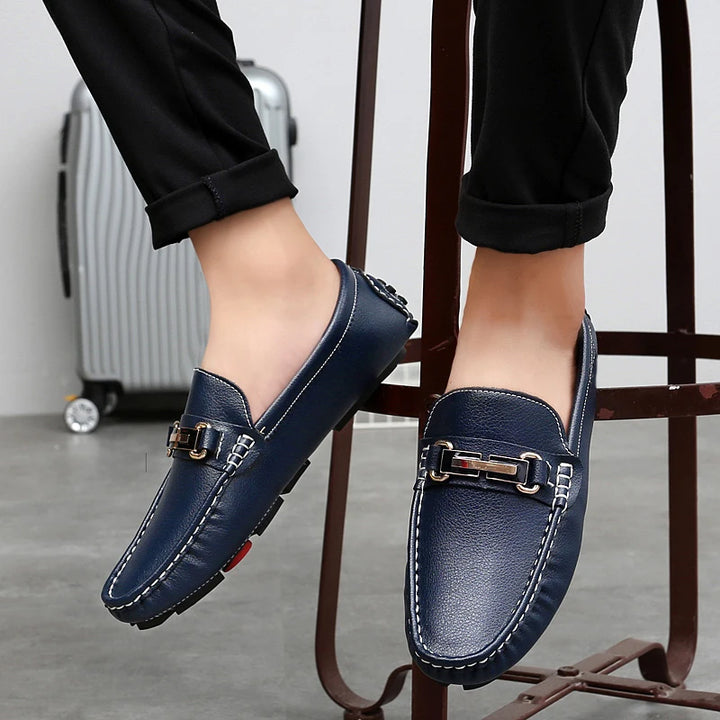 TUXEDO PARK LEATHER LOAFERS