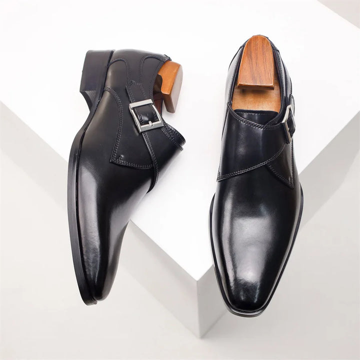 SANTORO LEATHER MONK STRAP