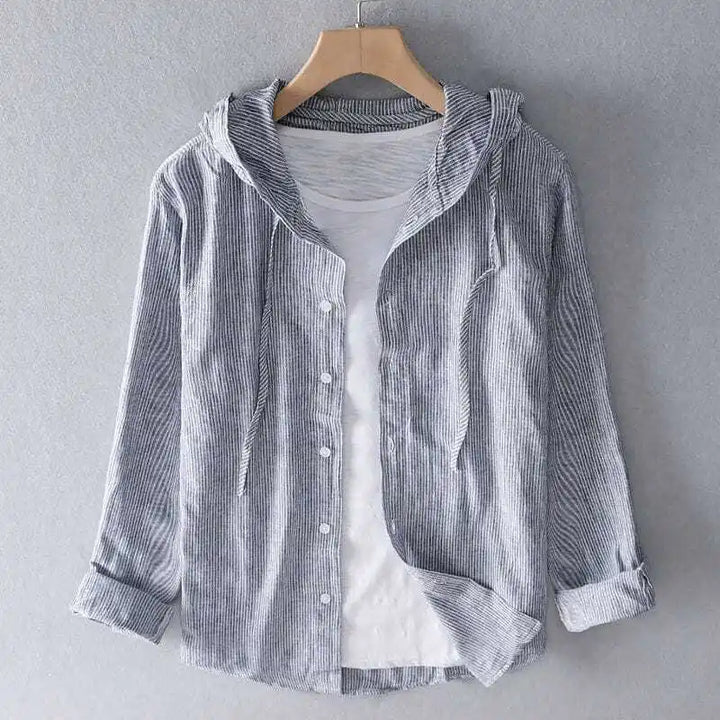 WILLOW COVE LINEN HOODIE