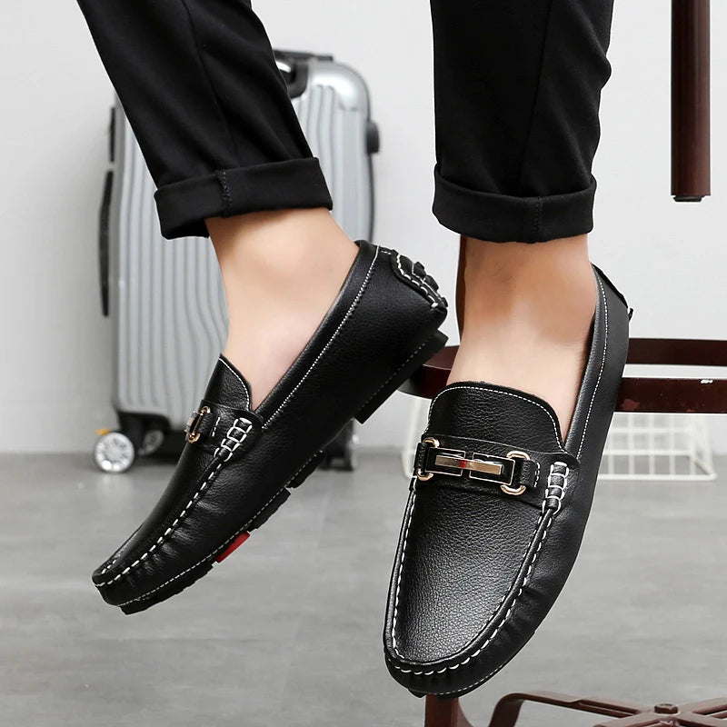 TUXEDO PARK LEATHER LOAFERS